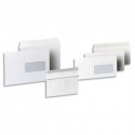Eco 5* B/500 enveloppes blanches autocollantes 80g format DL (110x220) fenêtre 35x100mm