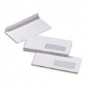 Eco 5* B/500 enveloppes blanches autoadhésives 80g format DL (110x220) fenêtre 35x100mm