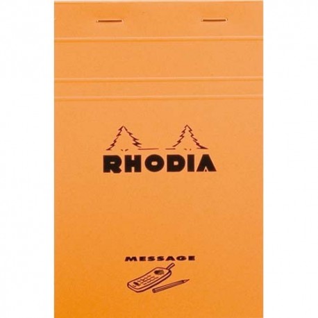 Bloc message Rhodia n°140 format 11x17 80 grammes