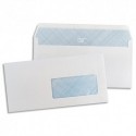Eco 5* B/500 enveloppes blanches autoadhésives 75g format DL (110x220) fenêtre 45x100mm