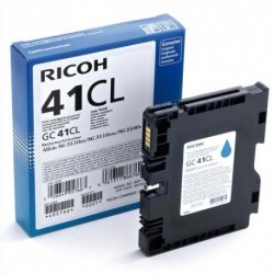 RICOH GC41C - Cartouche gel cyan de marque Ricoh GC-41C (405762)