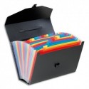 VIQUEL Valise trieur Rainbow 24 compartiments, polypro 10/10e, noir intérieur multicolore - Noir