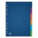 Intercalaire A4 maxi ELBA - Jeu d'intercalaires SCHOOL LIFE 6 touches polypropylène translucide coloris assortis
