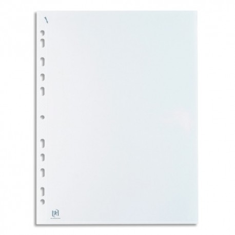 Pochette perforée ELBA - B/100 pochettes perforées QUICK'IN en polypro 7,5/100ème, format A4 incolore