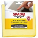 SPADO Chiffon microfibre double face écrans et optique, format 38 x 38 cm coloris jaune
