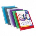 Protège document 40 vues  Coloris assortis : Incolore-Vert-Rouge-Bleu-Violet