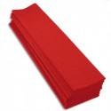 ROULEAUX Paquet de 10 feuilles crépon M40 2x0.50m rouge