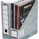 Porte-revue BANKERS BOX - Porte revues dos 8 cm pour format A4, carton recyclé gris/blanc