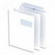 Oxford boite 250 pochettes blanches auto-adhésives 100g format C4 229x324 mm avec fenêtre 55x100 mm