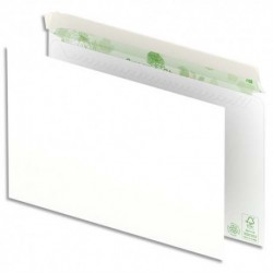 OXFORD Boîte de 500 enveloppes recyclées extra blanches 90g format C5 (162x229)