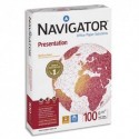 SOPORCEL Ramette de 500 feuilles papier blanc Navigator Presentation A3 100 grammes