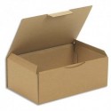 EMBALLAGE Boîte postale en carton brun simple cannelure - Dimensions : L35 x H13 x P22 cm