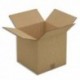 EMBALLAGE Paquet de 5 Caisses américaines en carton brun double cannelure - Dim. : L60 x H60 x P60 cm