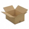 EMBALLAGE Paquet de 25 Caisses américaines en carton brun simple cannelure - Dim. : L40 x H18 x P30 cm