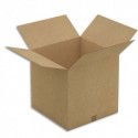 EMBALLAGE Paquet de 20 Caisses américaines en carton brun simple cannelure - Dim. : L50 x H50 x P50 cm