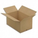 EMBALLAGE Paquet de 20 Caisses américaines en carton brun simple cannelure - Dim. : L80 x H40 x P50 cm