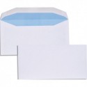 Enveloppe blanche Neutre Boite 1000 mise sous pli automatique 80g format DL2 (114x229)