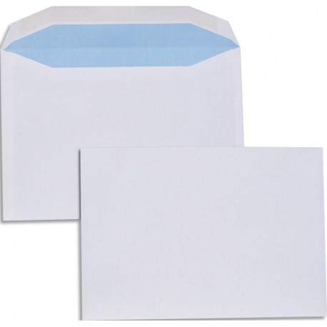 1000 enveloppes blanches mise sous pli automatique 80g C5