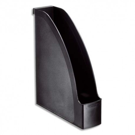Porte-revues Leitz Plus - Noir  - H30 x P27,8 cm - Dos 7,8 cm
