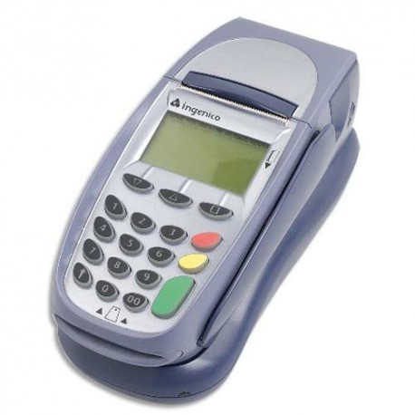 Bobine carte bancaire Exacompta thermique 1 pli pour terminaux portables, dimensions 57x30x12mm