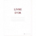 ELVE Livre d’Or format 21x29,7cm Blanc 148 pages. Couverture aspect cuir