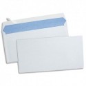 NEUTRE B/500 enveloppes blanches autoadhésives 80g format DL (110x220)