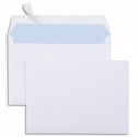 NEUTRE B/500 enveloppes blanches autoadhésives 80g format C6 (114x162) 