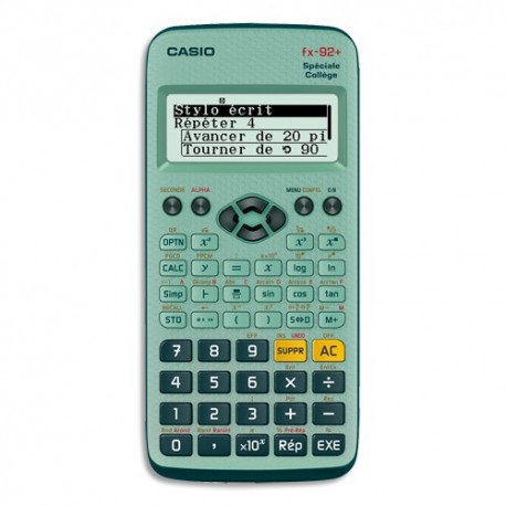 Calculatrice scientifique Casio FX 92 "Spécial collège"