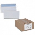 NEUTRE B/500 enveloppes blanches autocollantes 80g format DL (110x220)
