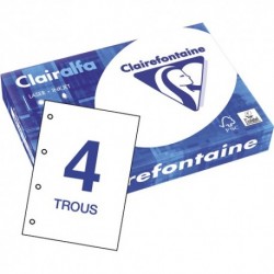 Clairefontaine Clairalfa - Papier A4 blanc 80g