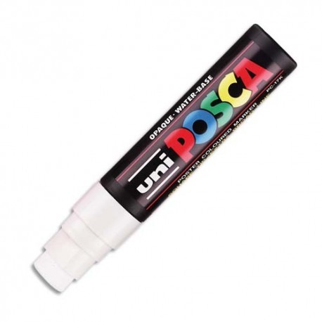 Marqueur peinture Uniball Posca encre à pigmentation et base eau pointe extra large blanc
