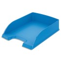 Corbeille à courrier Leitz - Corbeille Plus standard Bleu clair - Dim L25,5 x H7 x P36 cm