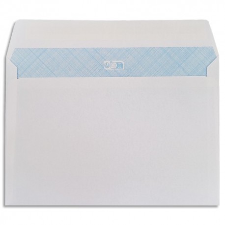 Eco 5* B/500 enveloppes blanches autoadhésives 80g format C5 (162x229)