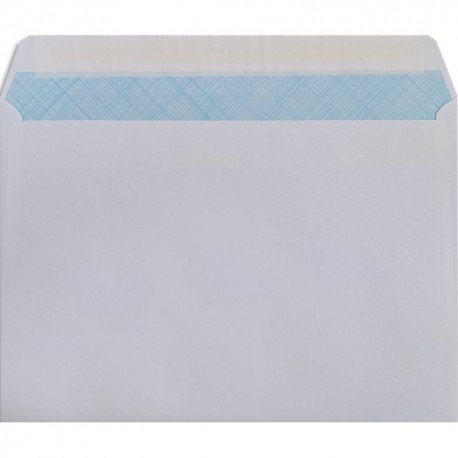 Enveloppes blanches autoadhésives 80g C5 fenêtre 45x100mm boîte de 500