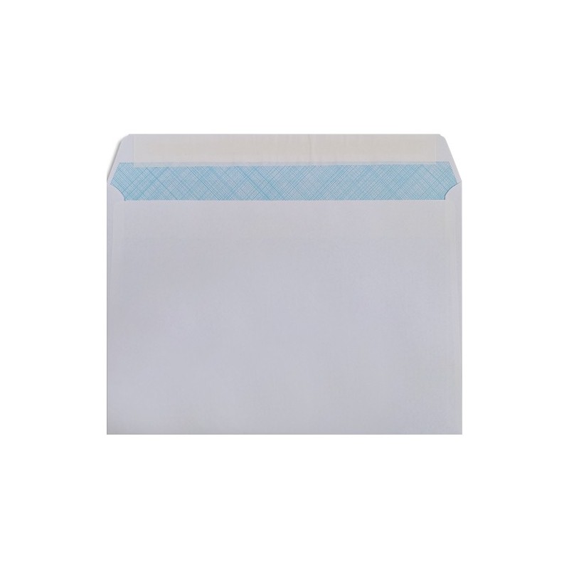 Enveloppes blanches autoadhésives 80g C5 fenêtre 45x100mm boîte de 500