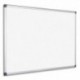 PERGAMY Tableau Blanc laqué magnétique, cadre aluminium, format : 60 x 45 cm