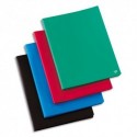 Porte vues Eco 5* - Protège-documents en polypropylène 60 vues couverture 3/10e pochettes 4/100e - Rouge