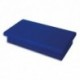 Aimant Eco 5* - Plaquette de 4 aimants rectangulaires noir à téton bleu 1,1 x 2,7 cm