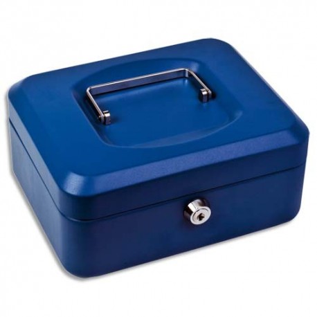 Caisse à monnaie Eco 5* bleue - Dimensions : L30 x H9 x P24 cm