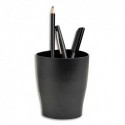 Pot à crayons ECO noir - Polystyrène Dimensions : L8 x H9,5 x P6 cm - Noir