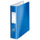 LEITZ Classeur à levier 180° WOW en carton pelliculé, dos 8 cm Couleur:Bleu