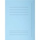 Chemise 3 rabats EXACOMPTA Paquet de 50 avec cadre d'indexage Jura 250 Assortis ou couleur Couleur:Bleu clair