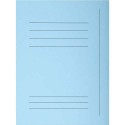 Chemise 3 rabats EXACOMPTA Paquet de 50 avec cadre d'indexage Jura 250 Assortis ou couleur - Bleu clair