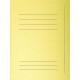 Chemise 3 rabats EXACOMPTA Paquet de 50 avec cadre d'indexage Jura 250 Assortis ou couleur Couleur:Jaune