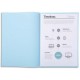 EXACOMPTA Paquet de 250 sous-chemises SUPER en carte 60 grammes Couleur:Bleu clair
