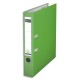 Classeur à levier Leitz 180 degrés en carton rembordé de polypropylène dos de 75cm large choix de coloris Couleur:Vert clair