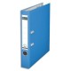 Classeur à levier Leitz 180 degrés en carton rembordé de polypropylène dos de 75cm large choix de coloris Couleur:Bleu clair