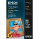 Papier photo EPSON - Pack de 50 feuilles papier photo jet d'encre glossy 10 x 15 200g C13S042547 