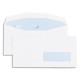 Enveloppe blanche GPV Boite 1000 mise sous pli automatique 80g format DL2 (114x229) fenêtre 35x100 