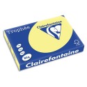 Ramette papier couleur A3  Clairefontaine Trophée 80g 500 feuilles  - Jaune jonquille